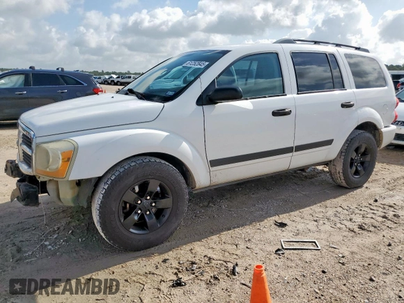 2006 Dodge Durango SLT с VIN 1D4HD48256F102634, выставлен на аукционе Copart как лот 61252845 с пробегом 154 973 миль миль и Списание • Salvage title. История ставок и продаж доступна на DreamBid. Изображение 1.