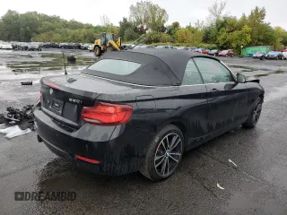 2020 BMW 2 Series 230i xDrive with VIN WBA2K1C08L7E50107, listed as a Copart auction lot 73092964 with 58,461 mi miles and Salvage Title. Bid and sale history available at carsss.com. Image 3.