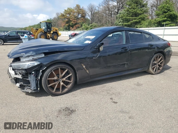 2020 BMW 8 Series M850i with VIN WBAGV8C07LBP48826, listed as a Copart auction lot 65445504 with 32,147 mi miles and Salvage title. Bid and sale history available at DreamBid. Image 1.