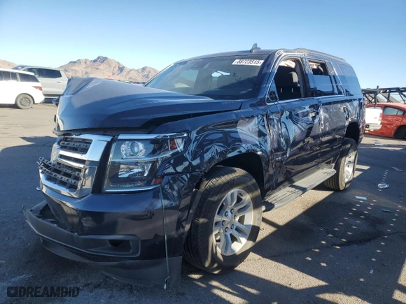 2019 Chevrolet Tahoe LS with VIN 1GNSCAKC1KR133160, listed as a Copart auction lot 88723515 with 77,214 mi miles and Salvage Title. Bid and sale history available at carsss.com. Image 1.