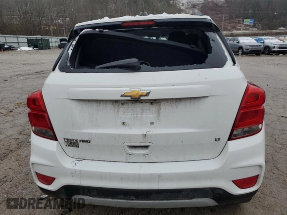 2018 Chevrolet Trax LT with VIN KL7CJPSB3JB508337, listed as a Copart auction lot 44929285 with 57,600 mi miles and Salvage Title. Bid and sale history available at carsss.com. Image 6.