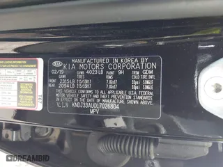 2020 Kia Soul EX with VIN KNDJ33AU0L7026804, listed as a IAAI auction lot 41925569 with 12,387 mi miles. Bid and sale history available at carsss.com. Image 9.