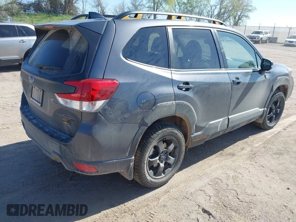 2024 Subaru Forester Wilderness with VIN JF2SKAJC3RH519044, listed as a IAAI auction lot 42138586 with 9,342 mi miles and . Bid and sale history available at DreamBid. Image 4.