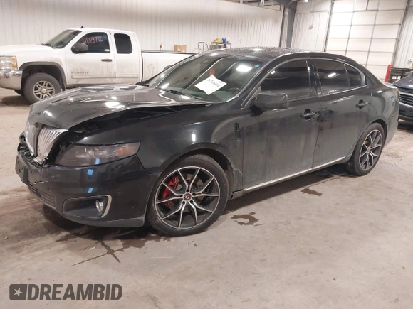 2010 Lincoln MKS w/EcoBoost with VIN 1LNHL9FT3AG615341, listed as a IAAI auction lot 41216464 with 113,508 mi miles. Bid and sale history available at carsss.com. Image 2.