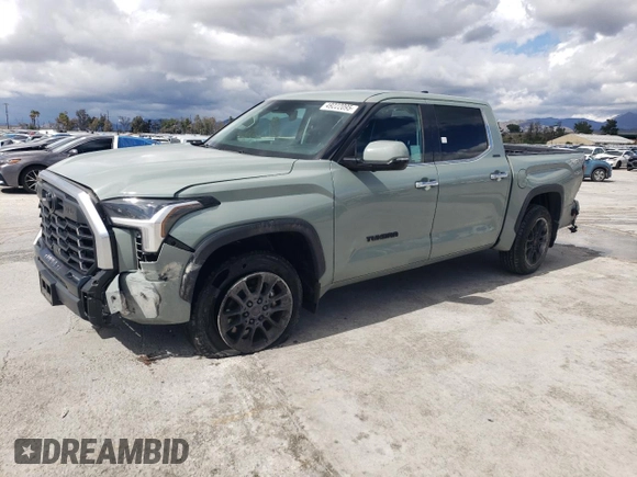 2023 Toyota Tundra Limited with VIN 5TFJA5DB8PX078148, listed as a Copart auction lot 49222095 with 35,975 mi miles and Salvage title. Bid and sale history available at DreamBid. Image 1.