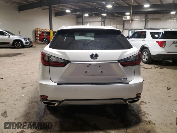 2020 Lexus RX with VIN 2T2HZMDA1LC228727, listed as a Copart auction lot 52882055 with 8,730 mi miles and Salvage Title. Bid and sale history available at carsss.com. Image 6.