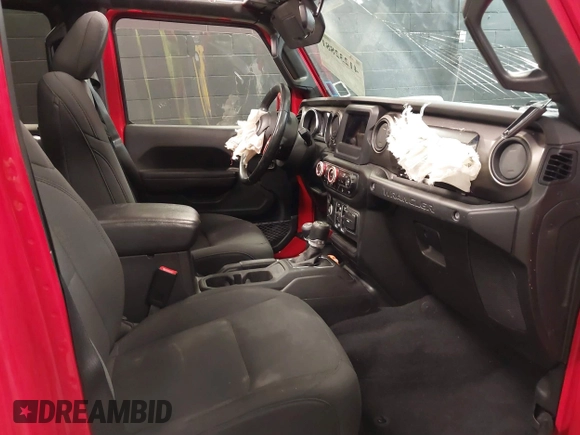 2020 Jeep Wrangler Unlimited Sport z VIN 1C4HJXDG6LW102873, wystawiony jako IAAI lot #41232881 z przebiegiem 42 315 mil mil oraz . Historia ofert i sprzedaży dostępna na DreamBid. Obrazek 5.