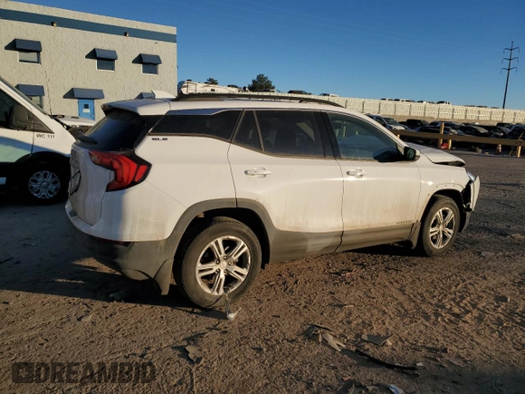 2018 GMC Terrain SLE with VIN 3GKALMEV1JL336000, listed as a Copart auction lot 83391234 with 97,142 mi miles and Salvage Title. Bid and sale history available at carsss.com. Image 3.