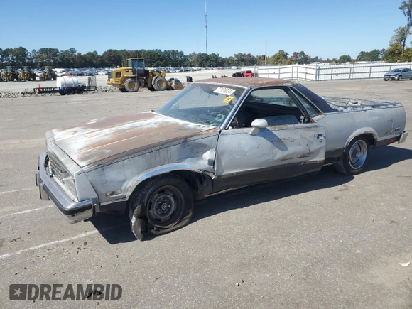 1982 Chevrolet El Camino z VIN 1GCCW80K1CR129344, wystawiony jako Copart lot #77126034 z przebiegiem 295 869 mil mil oraz Szkoda całkowita • Salvage title. Historia ofert i sprzedaży dostępna na DreamBid. Obrazek 1.