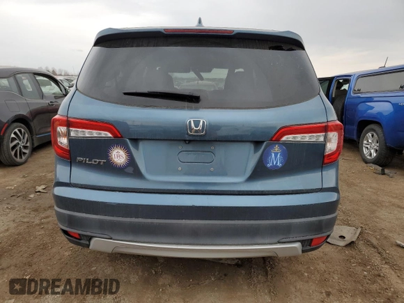 2019 Honda Pilot EX-L with VIN 5FNYF5H51KB042518, listed as a Copart auction lot 51809355 with 64,712 mi miles and Salvage Title. Bid and sale history available at DreamBid. Image 6.
