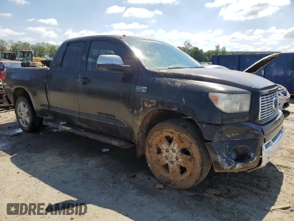 2011 Toyota Tundra 4WD Truck LTD with VIN 5TFBW5F11BX187070, listed as a Copart auction lot 55593624 with 217,697 mi miles and Salvage Title. Bid and sale history available at carsss.com. Image 4.