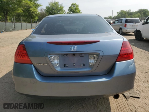 2007 Honda Accord LX with VIN 1HGCM56447A051662, listed as a Copart auction lot 59549755 with 151,794 mi miles and Salvage title. Bid and sale history available at DreamBid. Image 6.