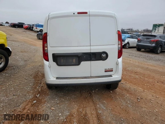 2022 Ram ProMaster City Cargo Tradesman with VIN ZFBHRFAB6N6W44508, listed as a Copart auction lot 86947964 with Not provided miles and Salvage title. Bid and sale history available at DreamBid. Image 6.