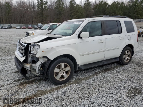 2011 Honda Pilot EX-L with VIN 5FNYF3H77BB005236, listed as a Copart auction lot 47401105 with 255,920 mi miles and Salvage Title. Bid and sale history available at DreamBid. Image 1.