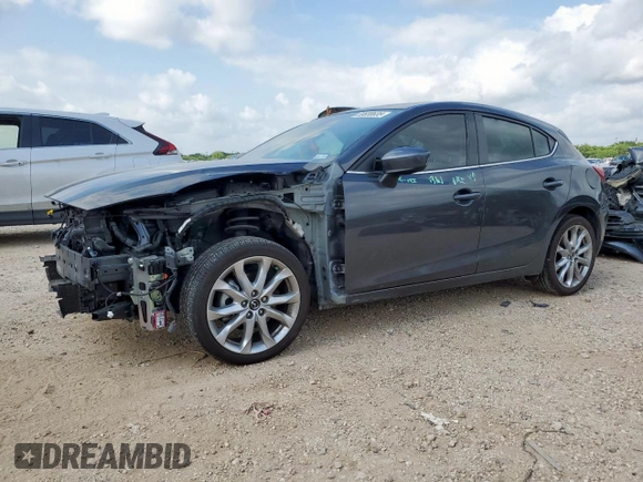 2015 Mazda 3 S Grand Touring с VIN JM1BM1M35F1275518, выставлен на аукционе Copart как лот 59630635 с пробегом 44 972 миль миль и Списание • Salvage title. История ставок и продаж доступна на DreamBid. Изображение 1.