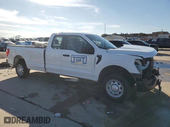 2022 Ford F-150 XL z VIN 1FTEX1CP3NKD27763, wystawiony jako Copart lot #88744555 z przebiegiem Nie podano mil oraz Nie do naprawy • Non repairable. Historia ofert i sprzedaży dostępna na DreamBid. Obrazek 4.