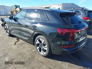 2022 Audi e-tron Premium with VIN WA1AAAGE6NB029002, listed as a IAAI auction lot 40856287 with 60,240 mi miles. Bid and sale history available at carsss.com. Image 3.