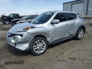 2015 Nissan Juke SL with VIN JN8AF5MV3FT553582, listed as a Copart auction lot 59104355 with 80,642 mi miles and Salvage title. Bid and sale history available at DreamBid. Image 1.