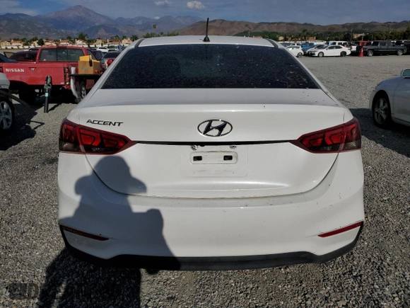2021 Hyundai Accent SE with VIN 3KPC24A68ME142255, listed as a Copart auction lot 67384943 with 55,067 mi miles. Bid and sale history available at carsss.com. Image 6.