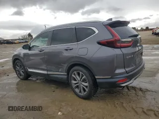 2021 Honda CR-V Touring with VIN 2HKRW1H9XMH410392, listed as a Copart auction lot 47211795 with 48,763 mi miles and Salvage Title. Bid and sale history available at carsss.com. Image 2.