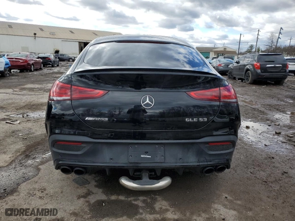 2021 Mercedes-Benz GLE with VIN 4JGFD6BBXMA539074, listed as a Copart auction lot 45565585 with 27,913 mi miles and Salvage Title. Bid and sale history available at carsss.com. Image 6.