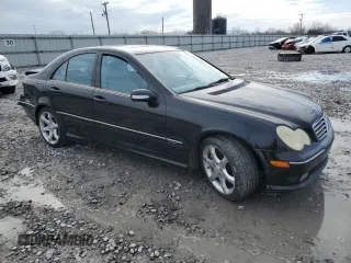 2007 Mercedes-Benz C 2.5L Sport with VIN WDBRF52H67F932666, listed as a Copart auction lot 46183785 with 196,832 mi miles and Salvage Title. Bid and sale history available at carsss.com. Image 4.