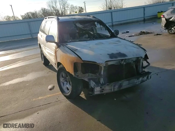 2001 Toyota Highlander with VIN JTEGF21A110007309, listed as a Copart auction lot 84865304 with 0 mi miles and Non Repairable. Bid and sale history available at carsss.com. Image 12.