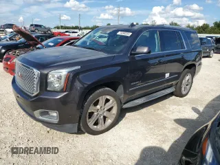 2017 GMC Yukon Denali with VIN 1GKS1CKJ9HR243427, listed as a Copart auction lot 74090204 with 0 mi miles and Non Repairable. Bid and sale history available at carsss.com. Image 1.