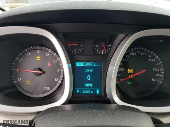 2016 Chevrolet Equinox LS with VIN 2GNFLEEK4G6281723, listed as a Copart auction lot 45852505 with 132,269 mi miles and Salvage Title. Bid and sale history available at carsss.com. Image 9.