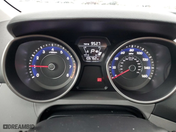 2015 Hyundai Elantra SE with VIN 5NPDH4AE0FH603361, listed as a Copart auction lot 45281865 with 106,762 mi miles and Salvage Title. Bid and sale history available at carsss.com. Image 9.