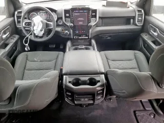 2025 Ram 1500 Lone Star with VIN 1C6SRFFP7SN652049, listed as a Copart auction lot 59545025 with 8,581 mi miles and Salvage title. Bid and sale history available at DreamBid. Image 8.