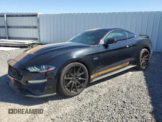 2022 Ford Mustang GT with VIN 1FA6P8CF2N5117373, listed as a Copart auction lot 53299765 with 46,023 mi miles and Non Repairable. Bid and sale history available at carsss.com. Image 1.