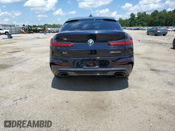 2019 BMW X4 M40i with VIN 5UXUJ5C58KLJ64129, listed as a Copart auction lot 62015753 with 0 mi miles. Bid and sale history available at carsss.com. Image 6.