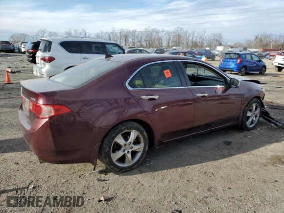 2012 Acura TSX with VIN JH4CU2F45CC006899, listed as a Copart auction lot 45883265 with 154,490 mi miles and Salvage Title. Bid and sale history available at carsss.com. Image 3.