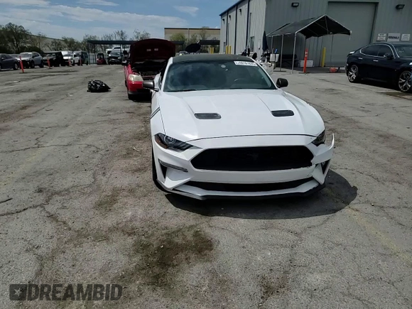 2018 Ford Mustang EcoBoost with VIN 1FA6P8TH0J5105475, listed as a Copart auction lot 59161635 with 49,834 mi miles and Salvage title. Bid and sale history available at DreamBid. Image 14.