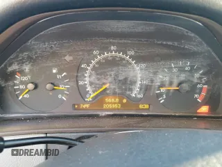 1999 Mercedes-Benz E-Class with VIN WDBJF82H9XX026911, listed as a Copart auction lot 48808835 with 205,953 mi miles and Salvage Title. Bid and sale history available at carsss.com. Image 9.