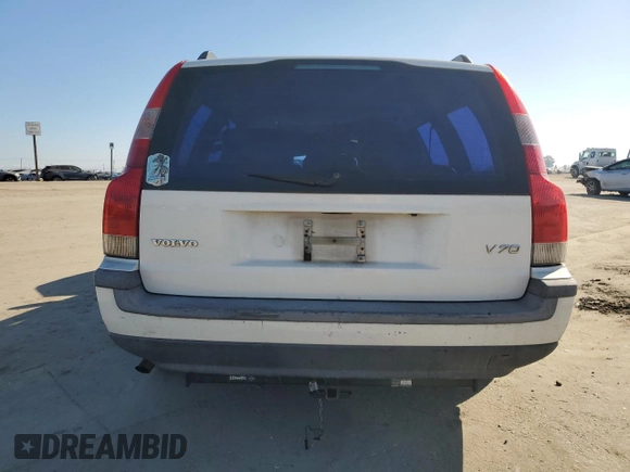 2001 Volvo V70 with VIN YV1SW61RX12091012, listed as a Copart auction lot 88299485 with 159,433 mi miles and Salvage Title. Bid and sale history available at carsss.com. Image 6.