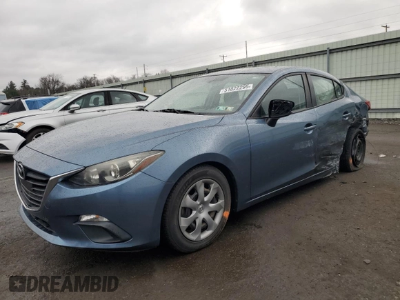 2015 Mazda 3 i SV with VIN JM1BM1T72F1246207, listed as a Copart auction lot 51022295 with 78,621 mi miles and Salvage Title. Bid and sale history available at carsss.com. Image 1.