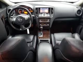 2009 Nissan Maxima 3.5 S with VIN 1N4AA51E29C814094, listed as a Copart auction lot 49481495 with 106,410 mi miles and Salvage Title. Bid and sale history available at carsss.com. Image 8.