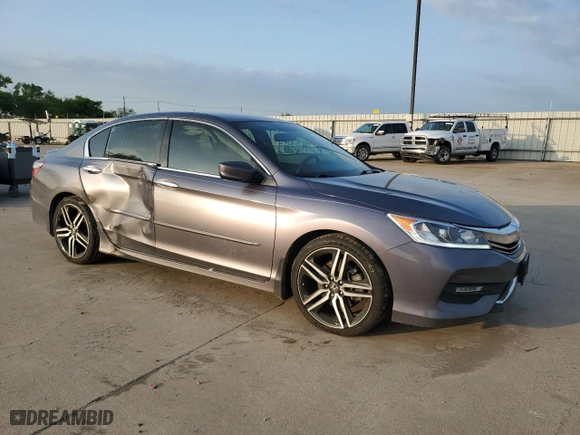2016 Honda Accord Sedan Sport with VIN 1HGCR2F52GA065116, listed as a Copart auction lot 51277135 with 155,351 mi miles and Salvage Title. Bid and sale history available at carsss.com. Image 4.