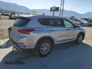 2020 Hyundai Santa Fe SE with VIN 5NMS2CAD1LH199165, listed as a Copart auction lot 54455865 with 27,688 mi miles and Salvage title. Bid and sale history available at DreamBid. Image 3.