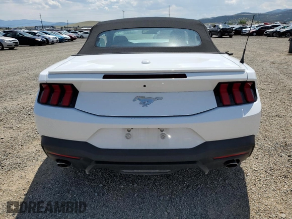 2024 Ford Mustang EcoBoost with VIN 1FAGP8UH7R5125351, listed as a Copart auction lot 62121375 with 9,149 mi miles and Salvage title. Bid and sale history available at DreamBid. Image 6.