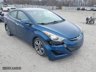 2014 Hyundai Elantra SE with VIN KMHDH4AEXEU039606, listed as a IAAI auction lot 41726852 with 43,717 mi miles. Bid and sale history available at carsss.com. Image 1.