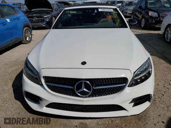 2022 Mercedes-Benz C 300 with VIN W1KWK8DB1NG115192, listed as a Copart auction lot 74674234 with 13,638 mi miles and Non Repairable. Bid and sale history available at DreamBid. Image 5.