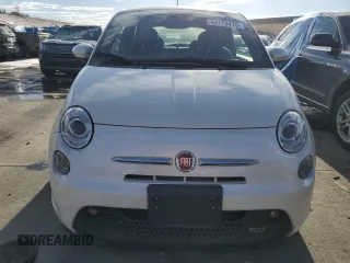 2015 FIAT 500e with VIN 3C3CFFGE1FT721413, listed as a Copart auction lot 43173475 with 41,150 mi miles and Salvage Title. Bid and sale history available at carsss.com. Image 5.