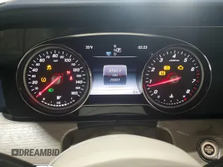 2018 Mercedes-Benz E-Class E 400 with VIN WDD1K6GB8JF039576, listed as a Copart auction lot 87210464 with 20,003 mi miles and Salvage Title. Bid and sale history available at carsss.com. Image 9.