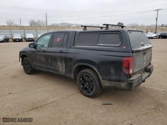 2020 Honda Ridgeline Black Edition with VIN 5FPYK3F88LB012387, listed as a Copart auction lot 45812235 with 0 mi miles and Salvage Title. Bid and sale history available at carsss.com. Image 2.