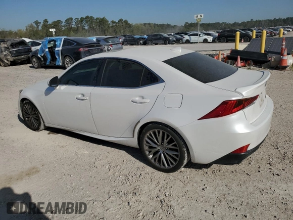2017 Lexus IS 200t with VIN JTHBA1D23H5044112, listed as a Copart auction lot 49811355 with 116,226 mi miles and Salvage Title. Bid and sale history available at DreamBid. Image 2.