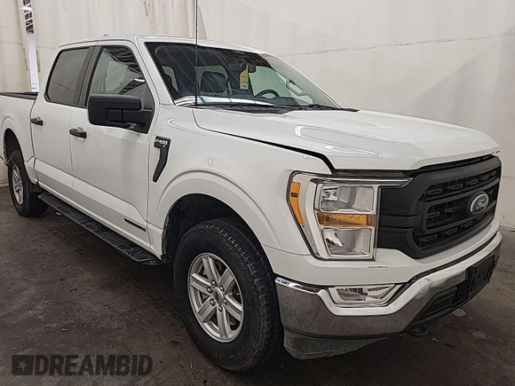 2022 Ford F-150 XL with VIN 1FTFW1ED5NFC41163, listed as a IAAI auction lot 42781942 with 30,615 mi miles and . Bid and sale history available at DreamBid. Image 8.