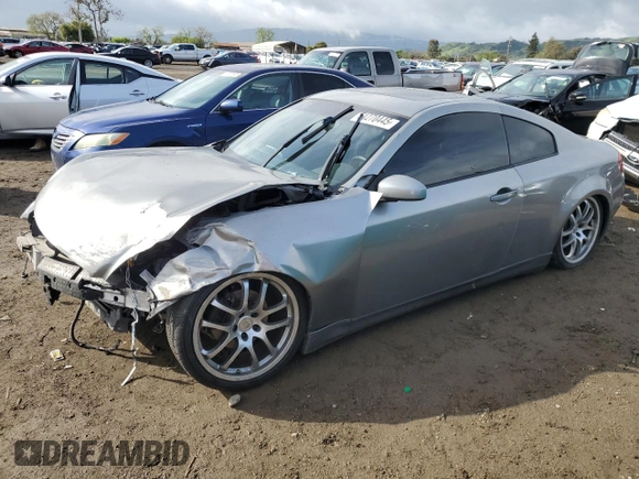 2004 Infiniti G35 w/Leather with VIN JNKCV54EX4M813182, listed as a Copart auction lot 51270445 with 139,124 mi miles and Salvage Title. Bid and sale history available at DreamBid. Image 1.